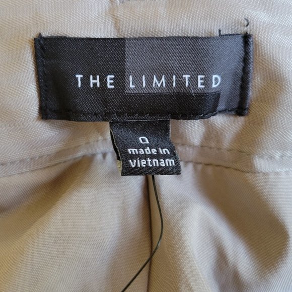 NWT THE LIMITED Taupe Polka Dot Cotton Skirt 0 - Picture 4 of 4